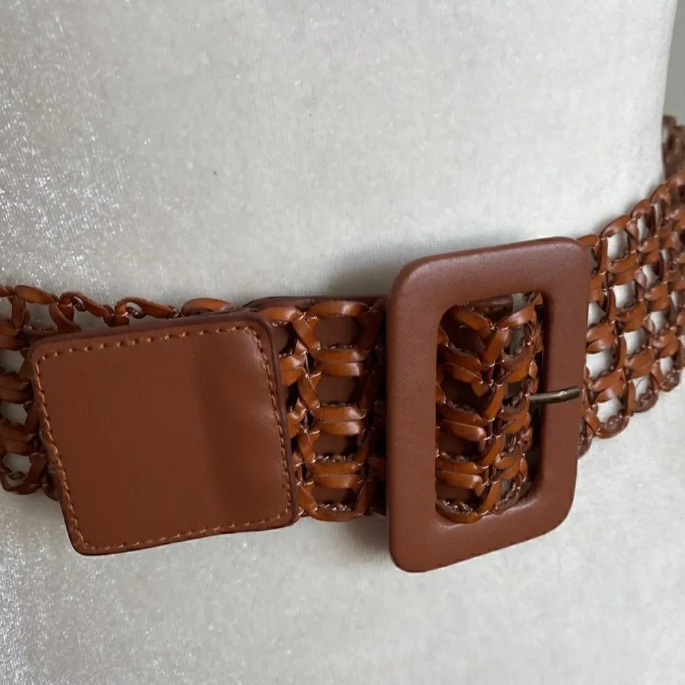 Vintage leather/vinyl  belt